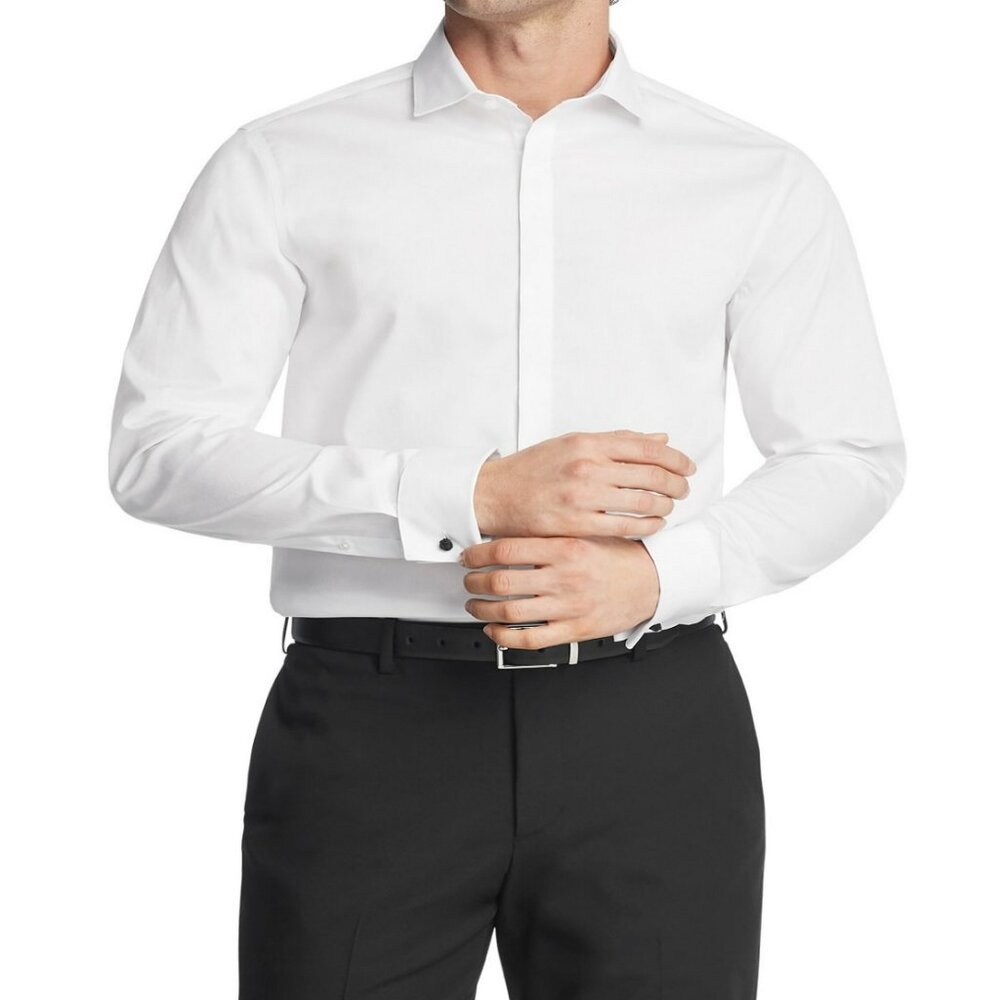 Calvin Klein Steel Men's Slim Fit Tuxedo Shirt